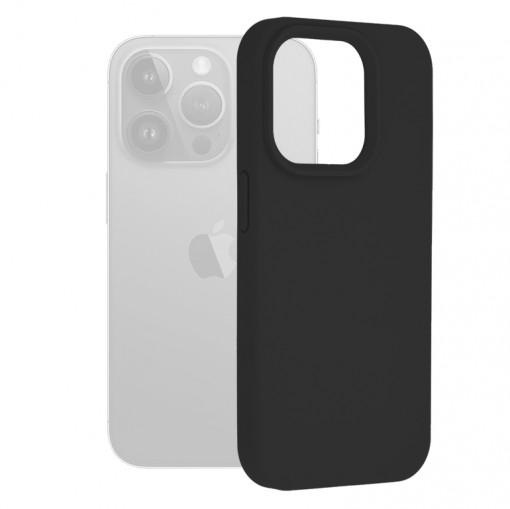 Husa telefon iPhone 15 Pro - Techsuit Soft Edge Silicone - Black