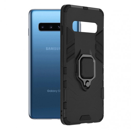 Husa telefon Samsung Galaxy S10 - Techsuit Silicone Shield - Black