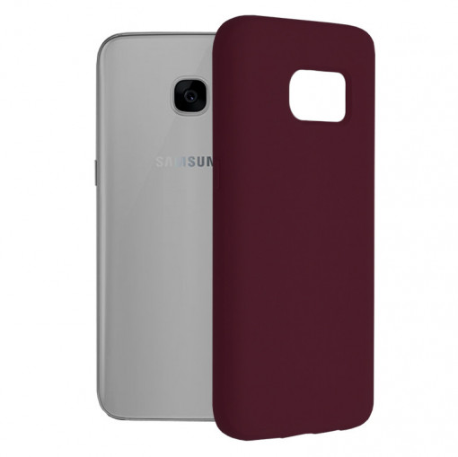 Husa telefon Samsung Galaxy S7 - Techsuit Soft Edge Silicone - Plum Violet