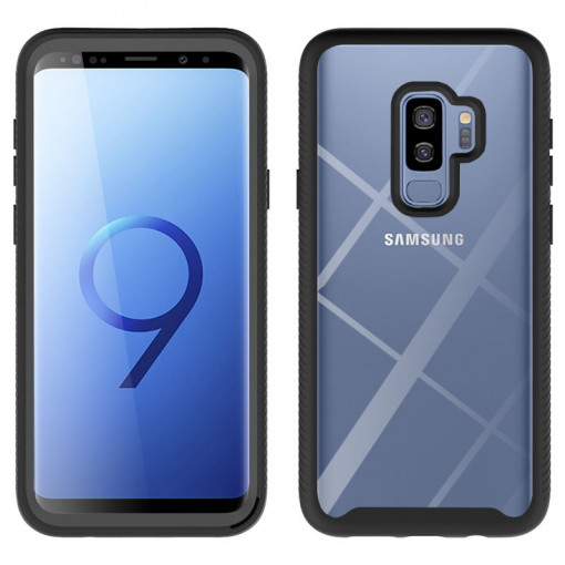 Husa telefon Samsung Galaxy S9 Plus + Folie - Techsuit Defense360 Pro - Black