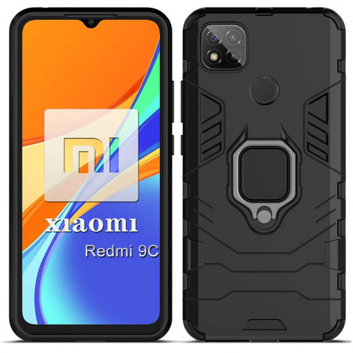 Husa telefon Xiaomi Redmi 9C / Redmi 9C NFC - Techsuit Silicone Shield - Black
