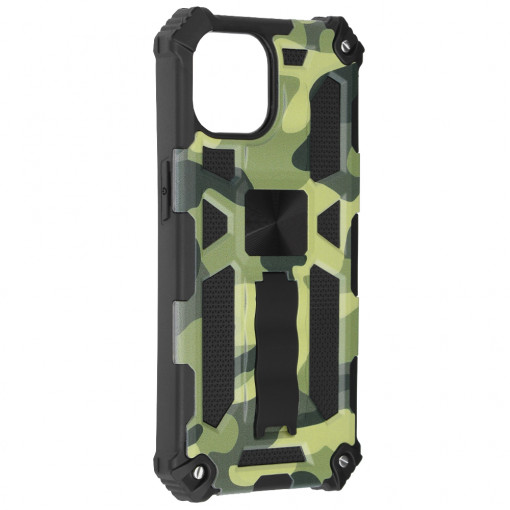Husa telefon iPhone 15 - Techsuit Blazor Series - Camo Lime
