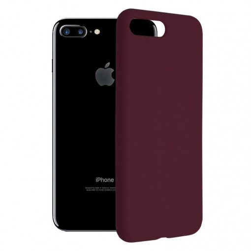 Husa telefon iPhone 7 Plus / 8 Plus - Techsuit Soft Edge Silicone - Plum Violet