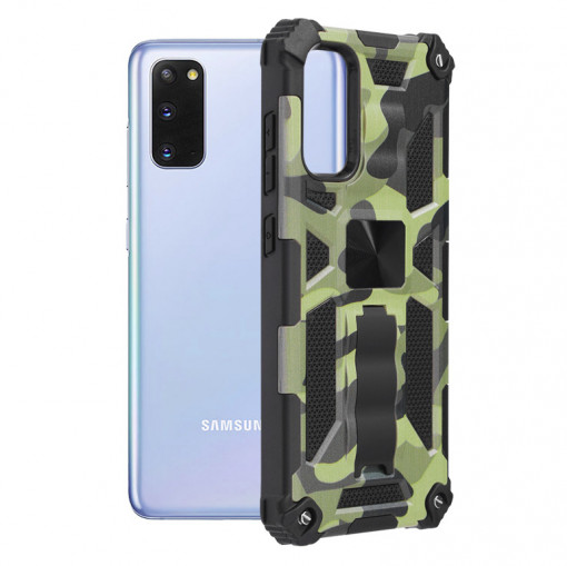 Husa telefon Samsung Galaxy S20 / S20 5G - Techsuit Blazor Series - Camo Lime
