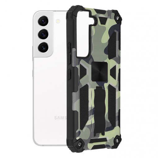 Husa telefon Samsung Galaxy S22 5G - Techsuit Blazor Series - Camo Lime