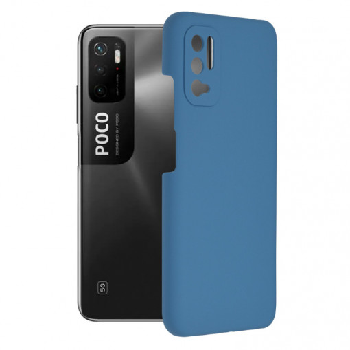 Husa telefon Xiaomi Redmi Note 10 5G / Poco M3 Pro 5G - Techsuit Soft Edge Silicone - Denim Blue