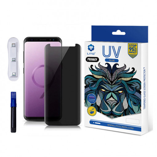 Folie protectie telefon Samsung Galaxy Note 9 - Lito 3D UV Glass - Privacy
