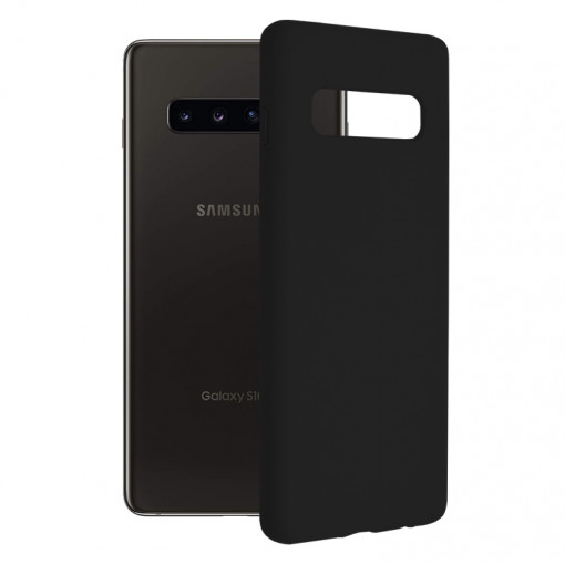 Husa telefon Samsung Galaxy S10 Plus - Techsuit Soft Edge Silicone - Black