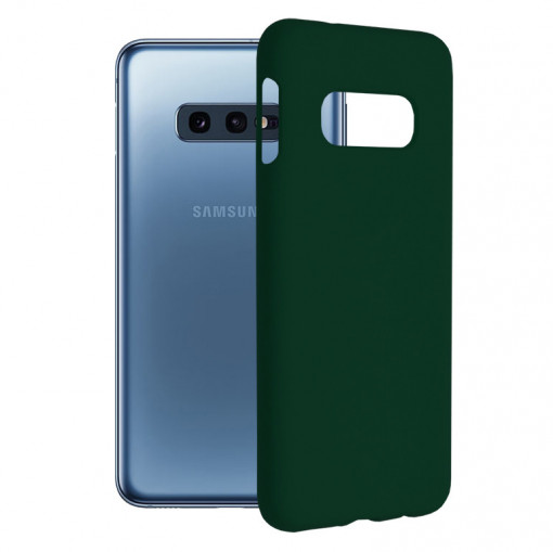 Husa telefon Samsung Galaxy S10e - Techsuit Soft Edge Silicone - Dark Green