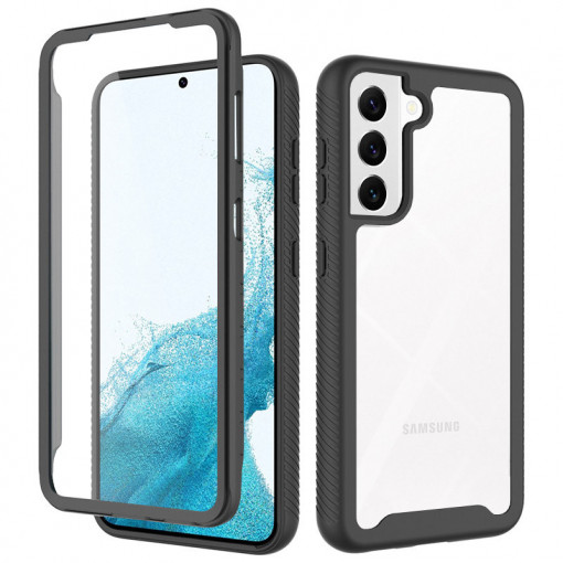 Husa telefon Samsung Galaxy S22 5G + Folie - Techsuit Defense360 Pro - Black
