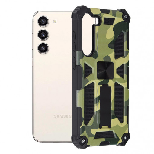 Husa telefon Samsung Galaxy S23 Plus - Techsuit Blazor Series - Camo Lime