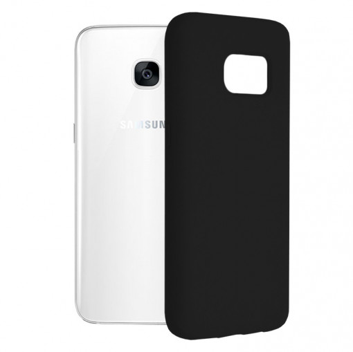Husa telefon Samsung Galaxy S7 Edge - Techsuit Soft Edge Silicone - Black