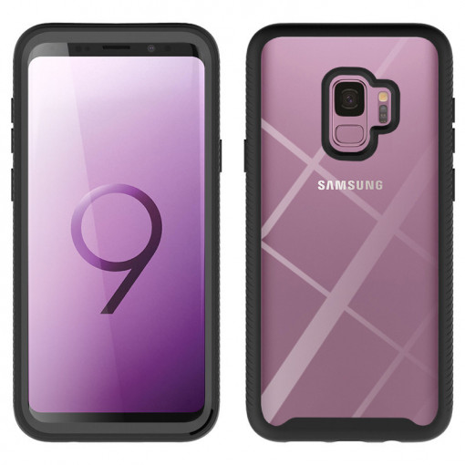 Husa telefon Samsung Galaxy S9 + Folie - Techsuit Defense360 Pro - Black