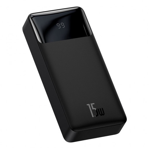Baterie externa 20000mAh, 15W - Baseus Bipow Digital Display (PPBD050101) - Black
