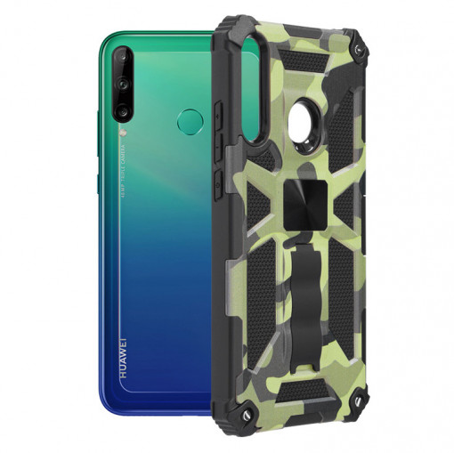 Husa telefon Huawei P40 Lite E / Y7p - Techsuit Blazor Series - Camo Lime