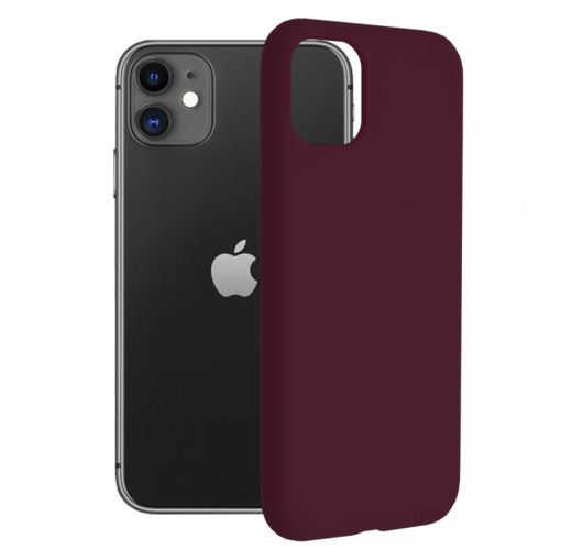 Husa telefon iPhone 11 - Techsuit Soft Edge Silicone - Plum Violet