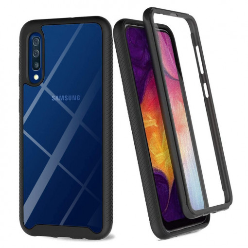 Husa telefon Samsung Galaxy A30s / A50 / A50s + Folie - Techsuit Defense360 Pro - Black