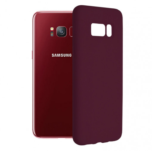 Husa telefon Samsung Galaxy S8 - Techsuit Soft Edge Silicone - Plum Violet