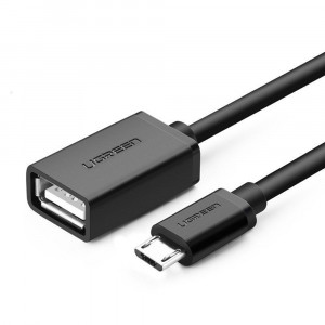Adaptor USB to Micro-USB 480Mbps, 15cm - Ugreen (10396) - Black - Img 3