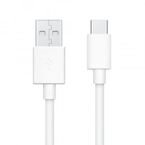 Cablu de Date USB la Type-C SuperVOOC 3.0, Fast Charging 3A, 65W, 1m - Oppo (DL143) - White (Bulk Packing) - Img 1