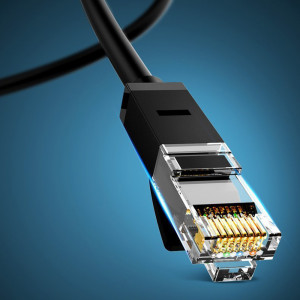 Cablu de Internet RJ45 la RJ45 Cat 6 1000Mbps, 10m - Ugreen (20164) - Black - Img 3