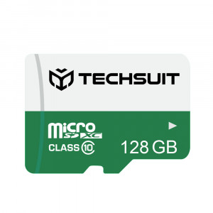 Card de Memorie MicroSDXC 128GB + Adaptor - Techsuit - Black - Img 3