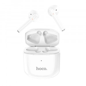 Casti Bluetooth 5.3 Wireless, TWS - Hoco (EW19) - White - Img 1