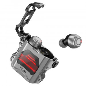 Casti Gaming Bluetooth TWS cu Microfon - Hoco (EW33) - Space Gray - Img 3