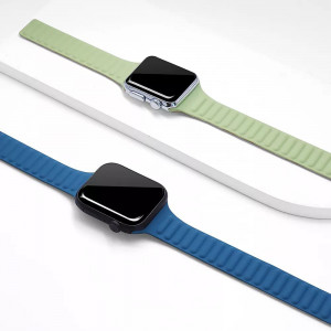 Curea dama pentru Apple Watch 1 / 2 / 3 / 4 / 5 / 6 / 7 / SE / 8 (38 / 40 / 41mm) - Techsuit Watchband (W035) - Orange - Img 4