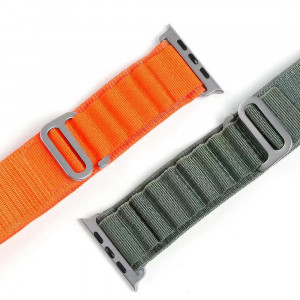 Curea pentru Apple Watch 1 / 2 / 3 / 4 / 5 / 6 / 7 / SE / 8 (38 / 40 / 41mm) - Techsuit Watchband (W037) - Orange - Img 4