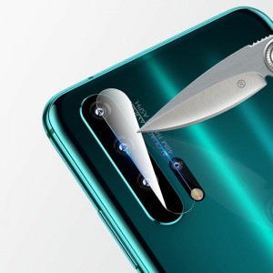 Folie Camera pentru Huawei Nova 5T / Honor 20 - Mocolo Full Clear Camera Glass - Clear - Img 3
