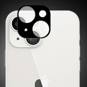 Folie Camera pentru iPhone 13 / 13 Mini - Techsuit Full Camera Glass - Black - Img 3