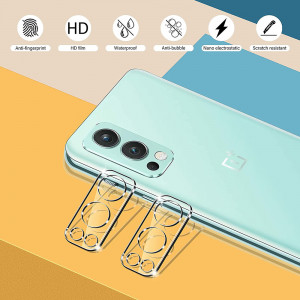 Folie Camera pentru OnePlus Nord 2 5G - Mocolo Full Clear Camera Glass - Clear - Img 3