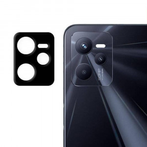 Folie Camera pentru Realme C35 / Narzo 50A Prime - Techsuit Full Camera Glass - Black - Img 2
