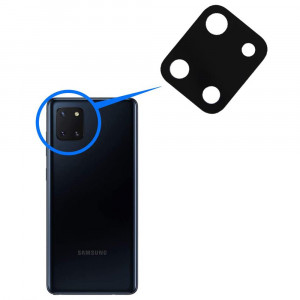 Folie Camera pentru Samsung Galaxy Note 10 Lite - Mocolo Silk HD PRO Camera Glass - Black - Img 3