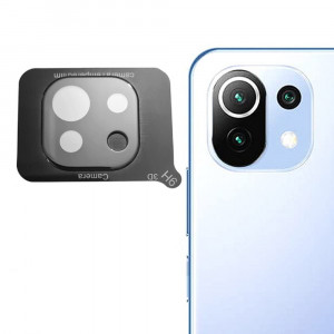 Folie Camera pentru Xiaomi Mi 11 Lite 4G / Mi 11 Lite 5G / 11 Lite 5G NE - Mocolo Silk HD PRO Camera Glass - Black - Img 3
