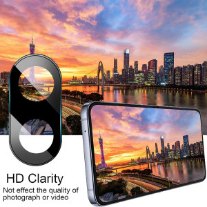 Folie Camera telefon Samsung Galaxy Z Flip5 - Techsuit Full Camera Glass - Black - Img 2
