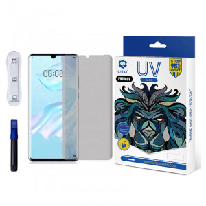 Folie protectie telefon Huawei P30 Pro / P30 Pro New Edition - Lito 3D UV Glass - Privacy - Img 1