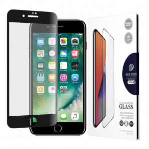 Folie protectie telefon iPhone 7 Plus / 8 Plus- Dux Ducis Tempered Glass - Black - Img 1