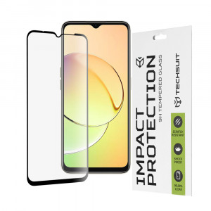 Folie protectie telefon Realme 10 5G - Techsuit 111D Full Cover / Full Glue Glass - Black - Img 1