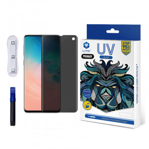 Folie protectie telefon Samsung Galaxy S10 - Lito 3D UV Glass - Privacy - Img 1