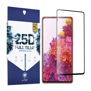 Folie protectie telefon Samsung Galaxy S20 FE 4G / S20 FE 5G - Lito 2.5D FullGlue Glass - Black - Img 1