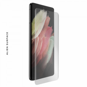 Folie protectie telefon Samsung Galaxy S21 Ultra 5G - Alien Surface Screen Case Friendly - Transparent - Img 2