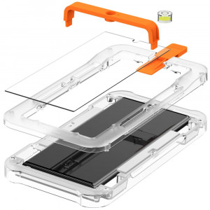 Folie protectie telefon Samsung Galaxy S23 Ultra - Spigen GLAS.tR Platinum UV Light - Clear - Img 3