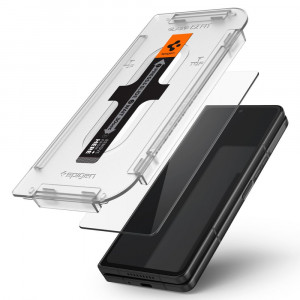 Folie protectie telefon Samsung Galaxy Z Fold4 - Spigen Glas.TR EZ FIT - Clear - Img 1