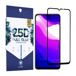Folie protectie telefon Xiaomi Mi 10 Lite - Lito 2.5D FullGlue Glass - Black - Img 1