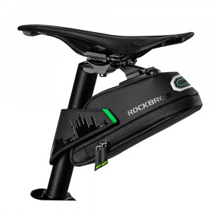 Geanta pentru Sa Bicicleta 1l - RockBros under Saddle (C27) - Black - Img 1