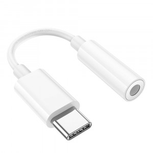 Hoco - Audio Adapter (LS35) - Type-C to Jack 3.5mm - White - Img 1