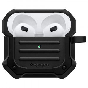 Husa pentru AirPods 3 (2021) - Spigen Tough Armor - Black - Img 2