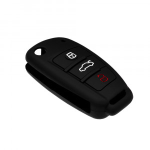 Husa pentru cheie Audi S3, A4, RS6/Seat Exeo - Techsuit Car Key Case (1009.05) - Black - Img 4